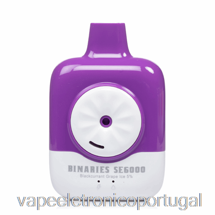 Vape Eletrônico Horizonte Binários Se6000 Descartável Groselha Uva Gelo